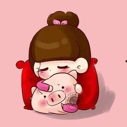 吃瓜女网红图片可爱卡通,可爱卡通版吃瓜女网红萌态再现